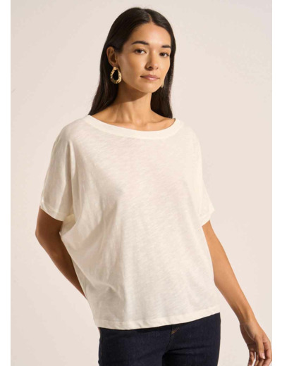 T-shirt col bateau