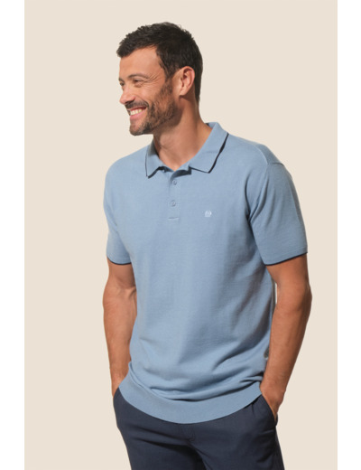 Polo homme en maille Balzain