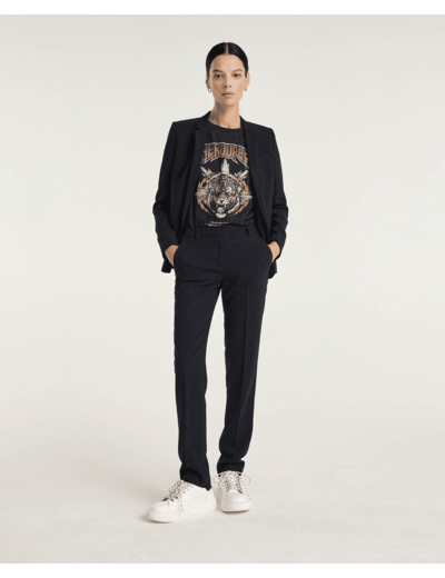 Veste costume classique bleu