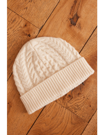 Bonnet HOCHE en maille torsadée