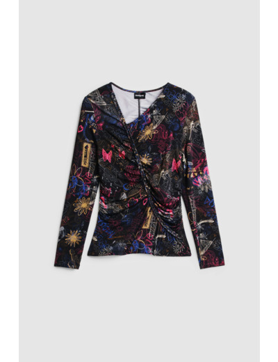 T-Shirt À Manches Longues En Maille – Femme
