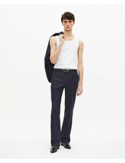 Pantalon evase navy