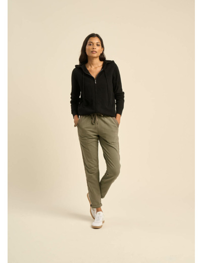 Jogging détails en satin