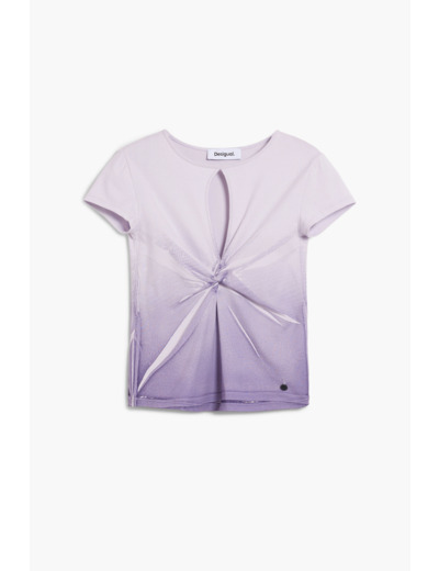 T-Shirt À Manches Courtes En Maille – Femme