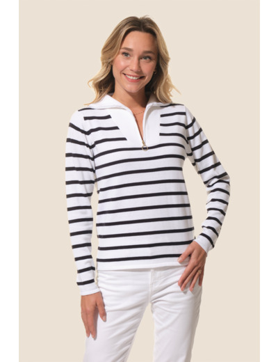 Pull femme col camionneur Vanessa