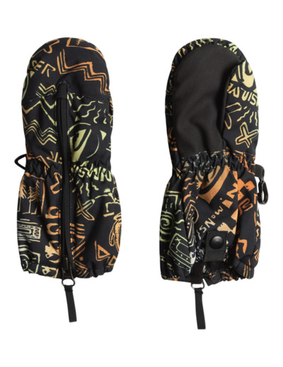 Mittens Quiksilver Kids Green