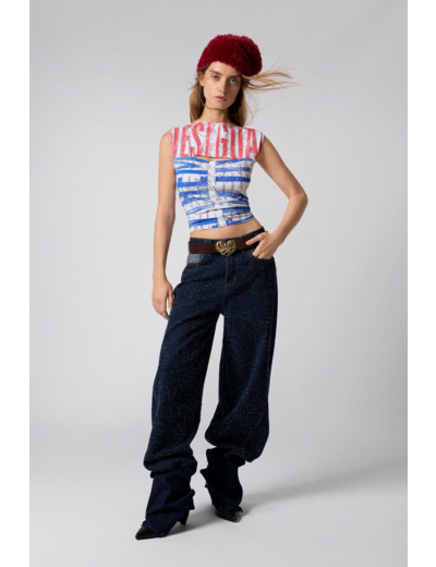 T-Shirt Sans Manches En Maille – Femme