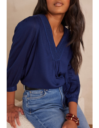 Blouse brodée TAYLOR