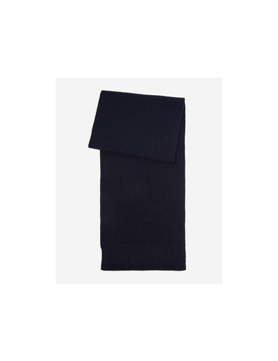 Écharpe en laine bleue dark blue