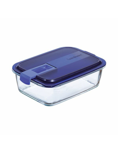 Boite rectangulaire 122cl bleu Easy Box