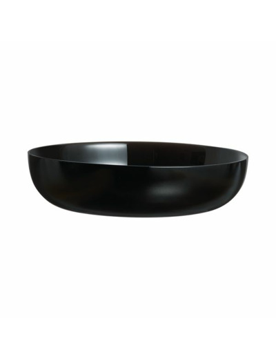 6 assiettes soupe 17cm noir Friends'time