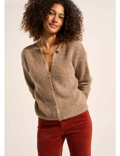 Gilet maille scintillante