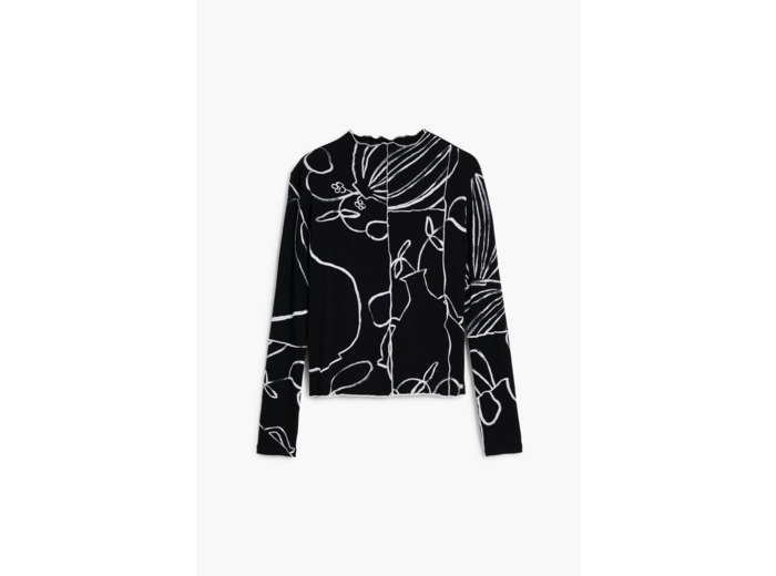 T-Shirt À Manches Longues En Maille – Femme