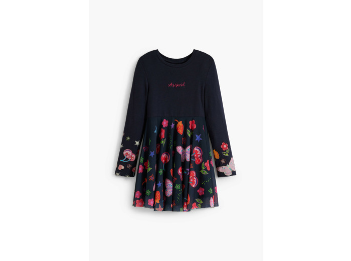 Robe À Manches Longues En Maille – Fille
