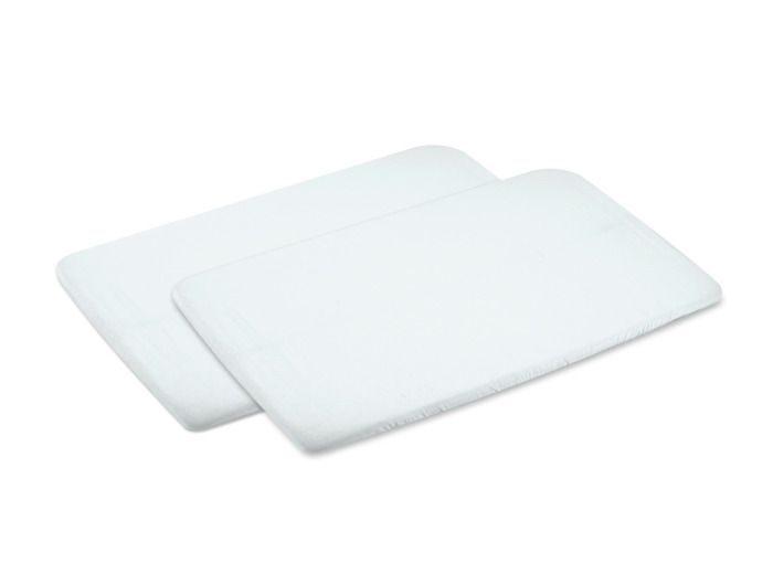 Bebeconfort Draps-housses pour Cododos et Berceaux Amara, Calidoo et Zina (Lot x2) Blanc