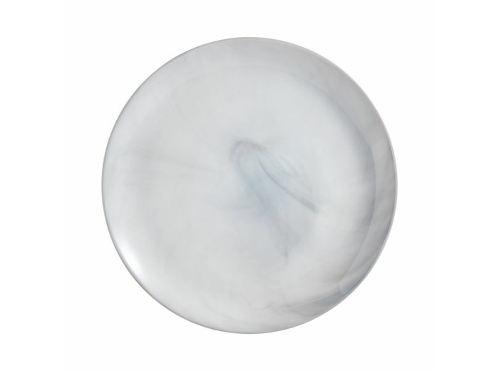 6 assiettes plates 25cm granit Diwali Marbre