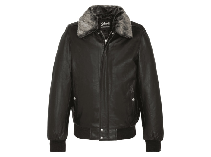 Blouson en cuir à fourrure amovible LCCRUSE2 SCHOTT