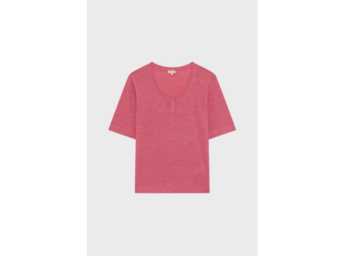 T-shirt large en lin - GISELINE