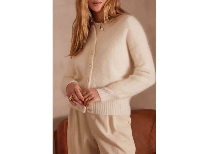 Gilet en mohair LOU