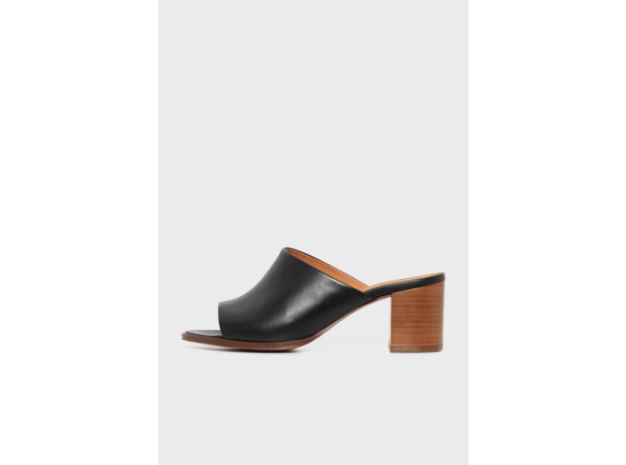 Mules en cuir à talons - LIVIO