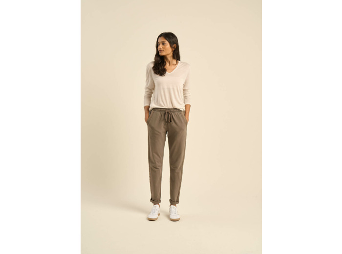 Jogging détails en satin