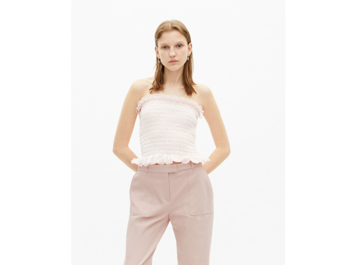 Top bustier lila
