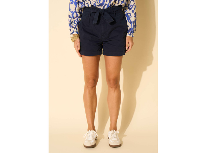 Short taille haute ceinturé