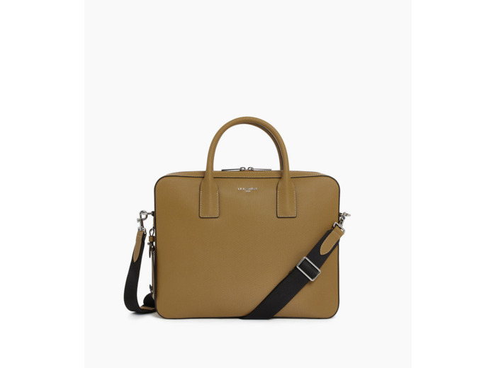 Porte document slim 14" Emile en cuir signature T