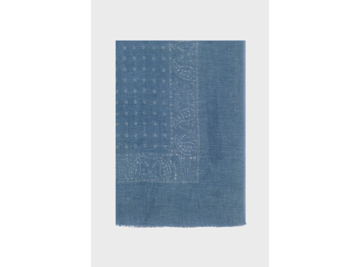 Foulard imprimé en lin - OMISHA