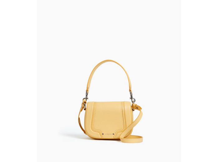 Sac bandoulière moyen modèle Ella en cuir grainé