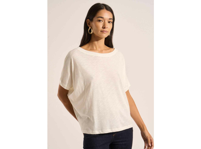 T-shirt col bateau