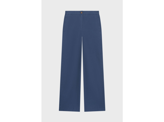 Pantalon large en coton et lyocell - LIELLE