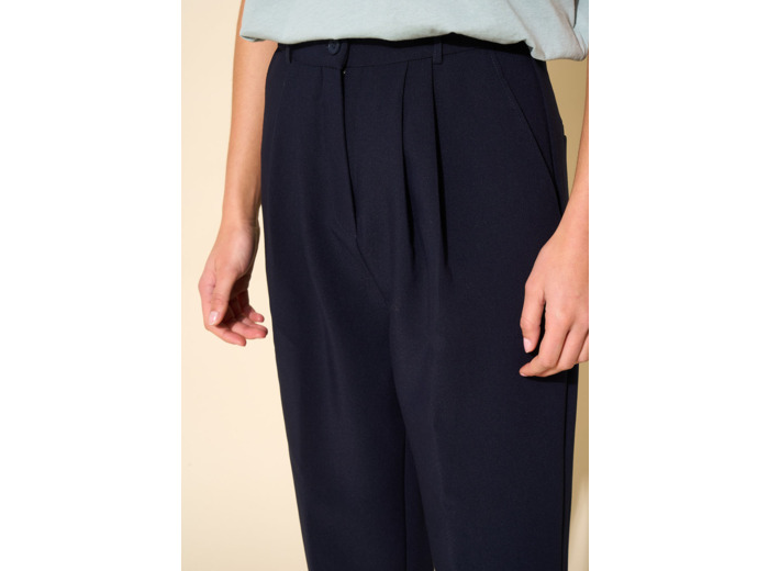 Pantalon tailleur taille haute