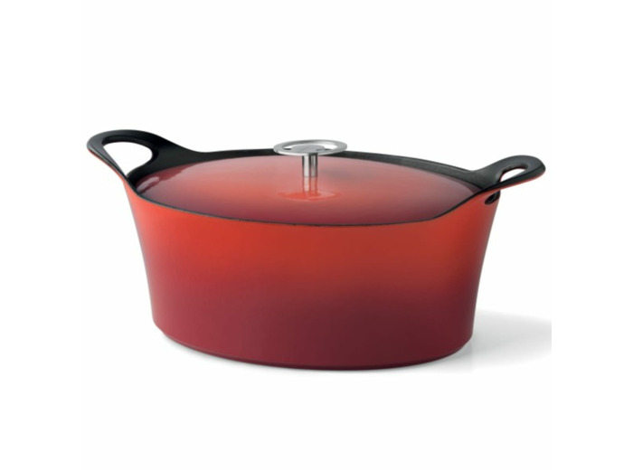 COCOTTE EN FONTE 29 CM COMPATIBLE TOUS FEUX ET FOUR