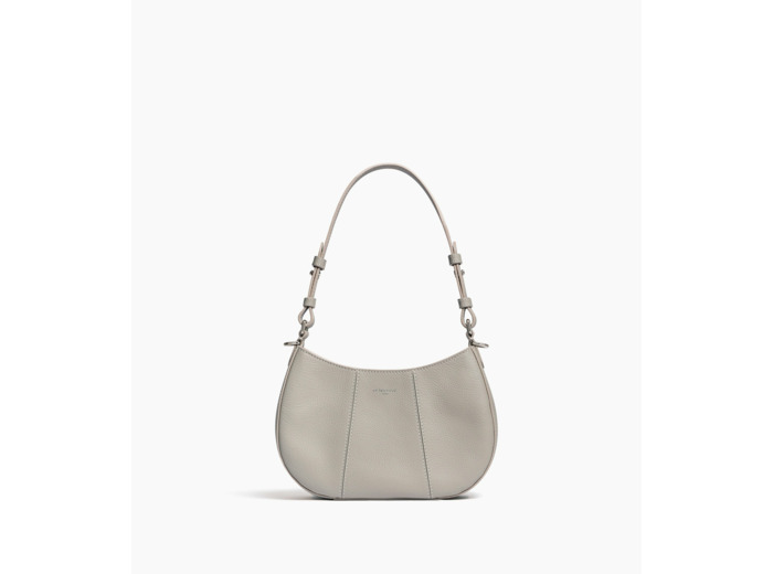 Petit sac demi-lune Juliette en cuir grainé