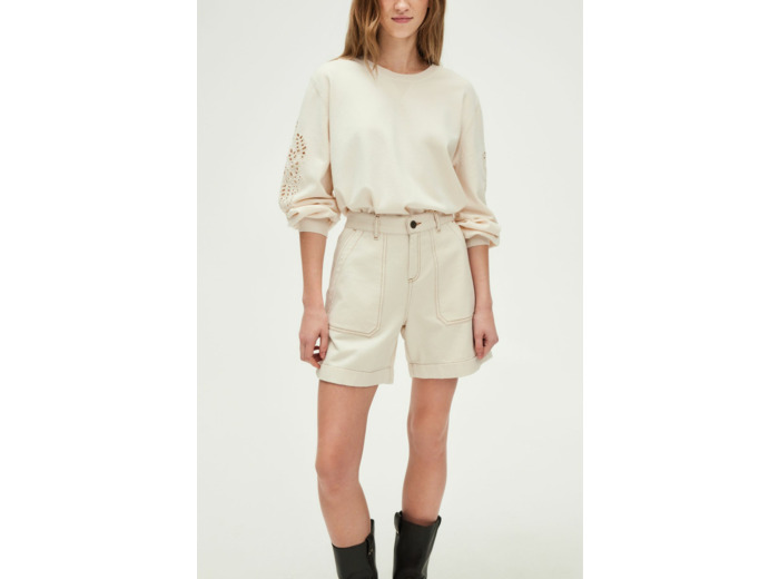 Short en denim écru - LOUELLA