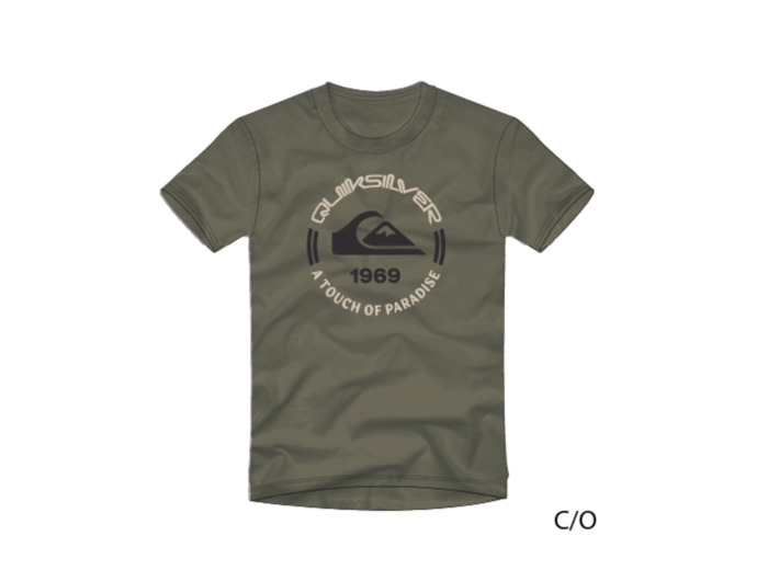 Tee-shirt Quiksilver vert.