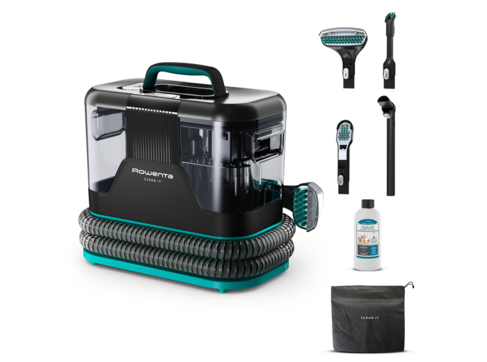 Shampouineuse Clean It, Spot Cleaner, Portable Carpet Cleaner, Quick Clean-Up of Spills and Stains