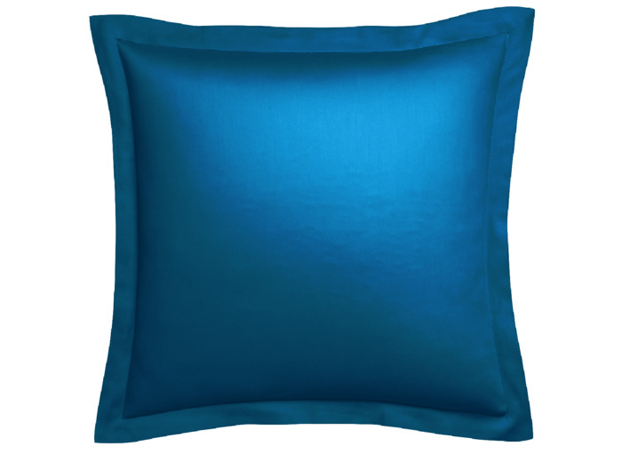Taie d'oreiller Harmonie Satin de coton coloris Nautique