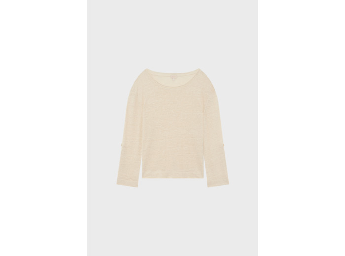 T-shirt à manches longues en lin - GILDA