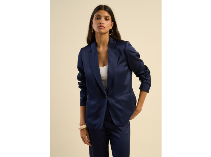 Veste de tailleur satinée