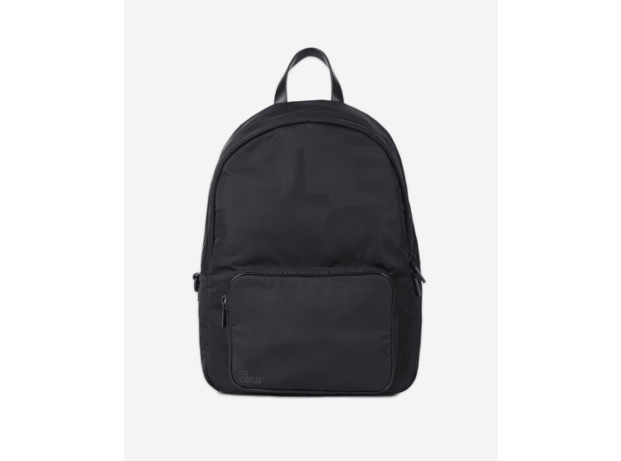 Sac a dos en nylon avec logo all over black