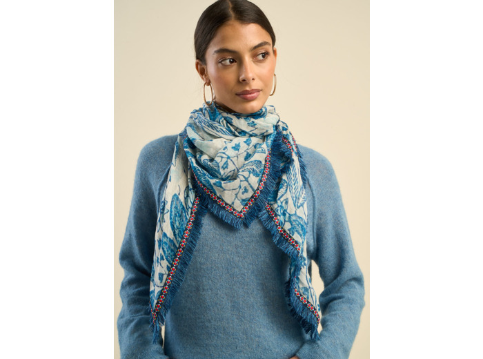 Foulard à franges