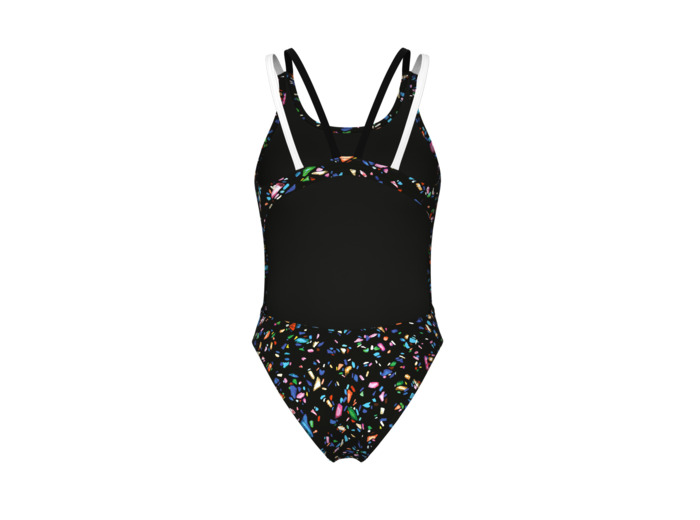Maillot de bain arena Performance Confetti Swim Tech Multi Back pour femmes