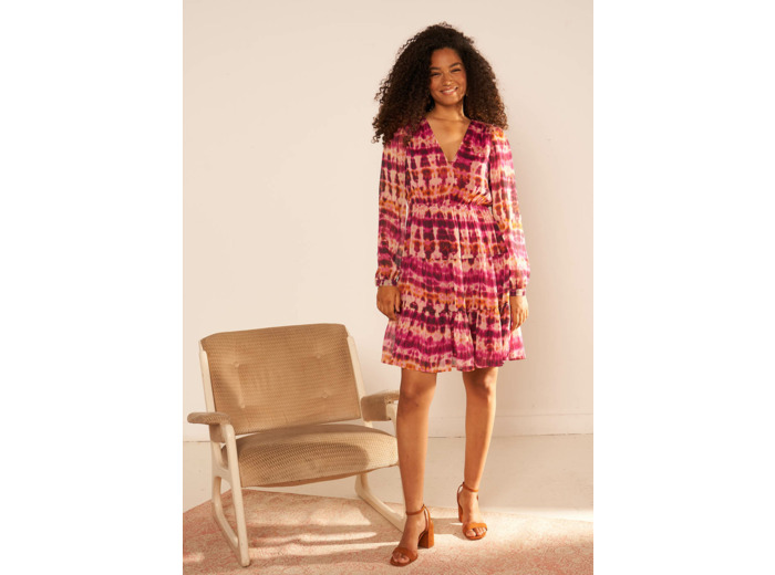 Robe courte imprimée