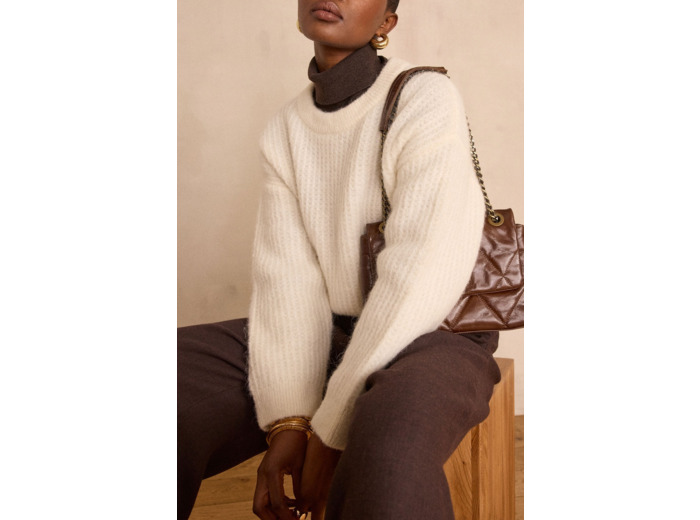 Pull en alpaga et laine BLOOM