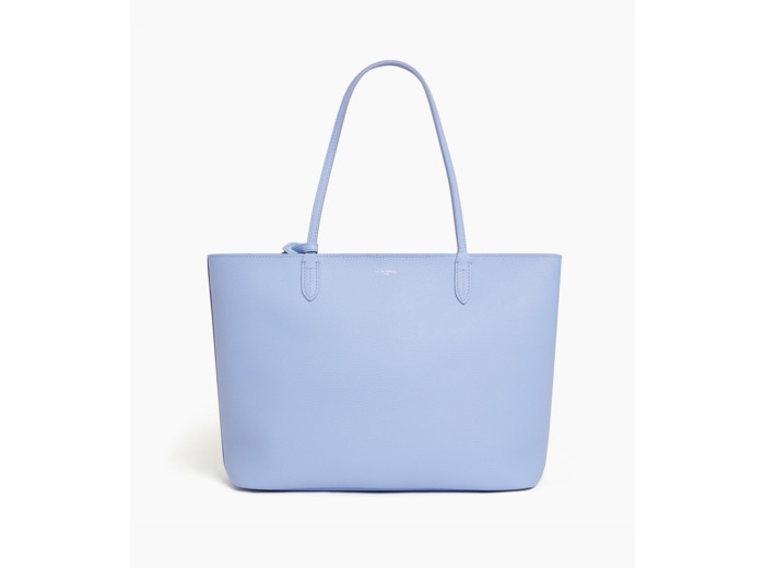 Grand sac cabas Louise en cuir grainé