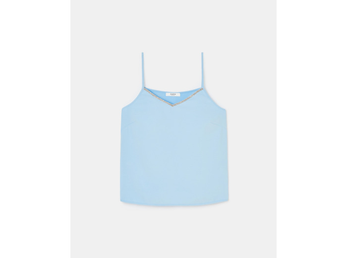 Débardeur bleu ciel