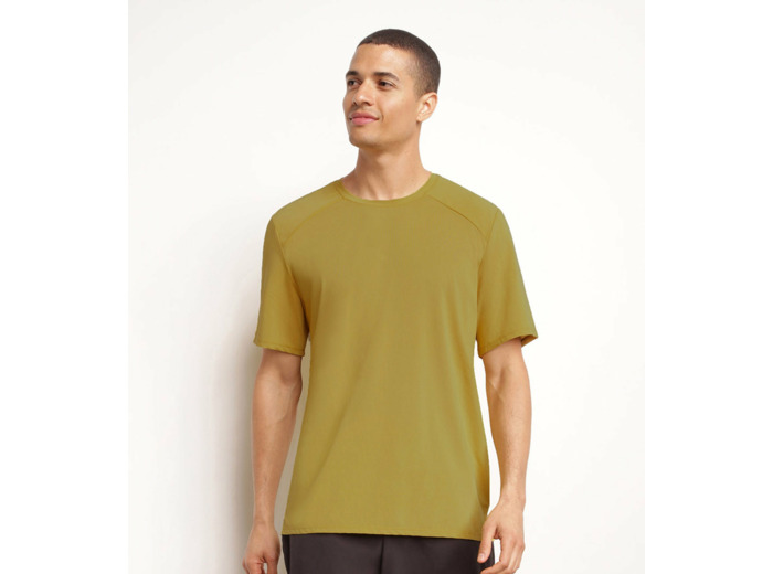 T-shirt de sport homme en matière aérée Olive Dim Move