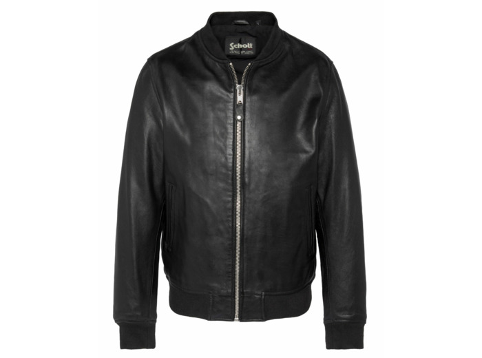 Bomber en cuir esprit vintage LCBOMBWX SCHOTT